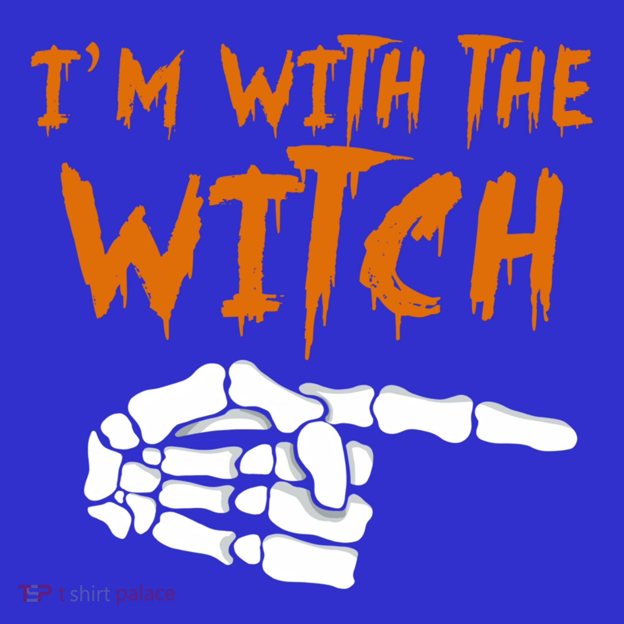 Im With The Witch Funny Matching Halloween Couples Costume Gift Mousepad