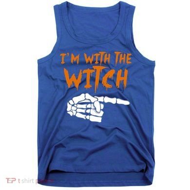 Im With The Witch Funny Matching Halloween Couples Costume Gift Tank Top