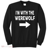 IM With The Werewolf Halloween Costume Sweatshirt thumb 0
