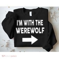 IM With The Werewolf Halloween Costume Sweatshirt thumb 2