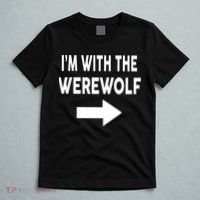 IM With The Werewolf Halloween Costume T-Shirt thumb 5