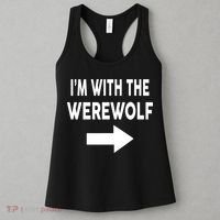 IM With The Werewolf Halloween Costume Women's Tank Top thumb 3