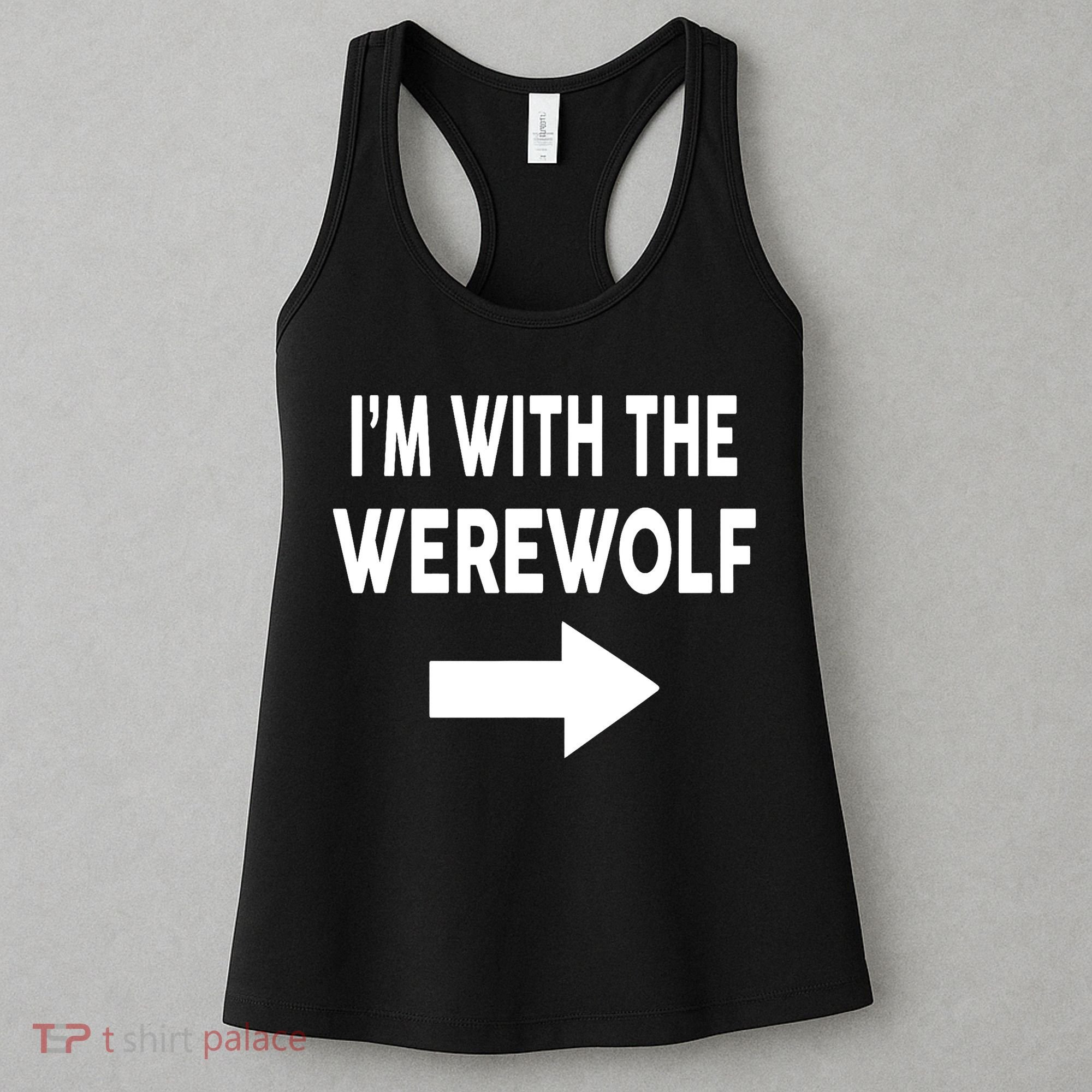 IM With The Werewolf Halloween Costume Women's Tank Top
