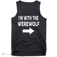 IM With The Werewolf Halloween Costume Tank Top thumb 0