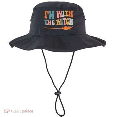 Im With The Witch His And Her Funny Halloween Gift Bucket Hat