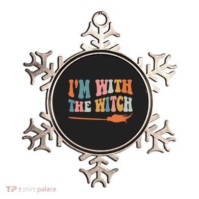 Im With The Witch His And Her Funny Halloween Gift Ornament
