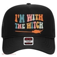Im With The Witch His And Her Funny Halloween Gift Hat thumb 0