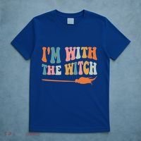 Im With The Witch His And Her Funny Halloween Gift T-Shirt thumb 5