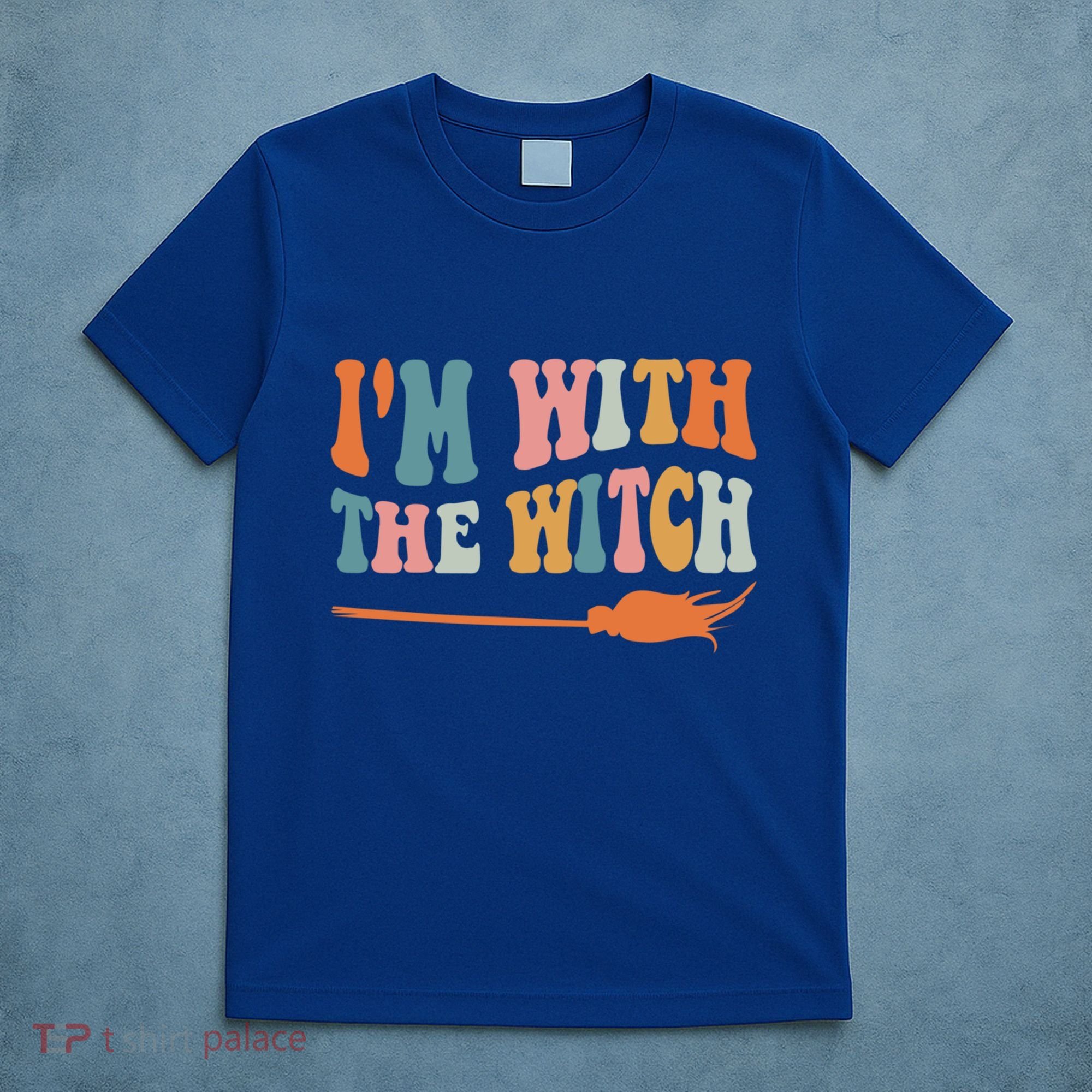 Im With The Witch His And Her Funny Halloween Gift T-Shirt