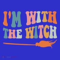 Im With The Witch His And Her Funny Halloween Gift Kids Sweatshirt thumb 2