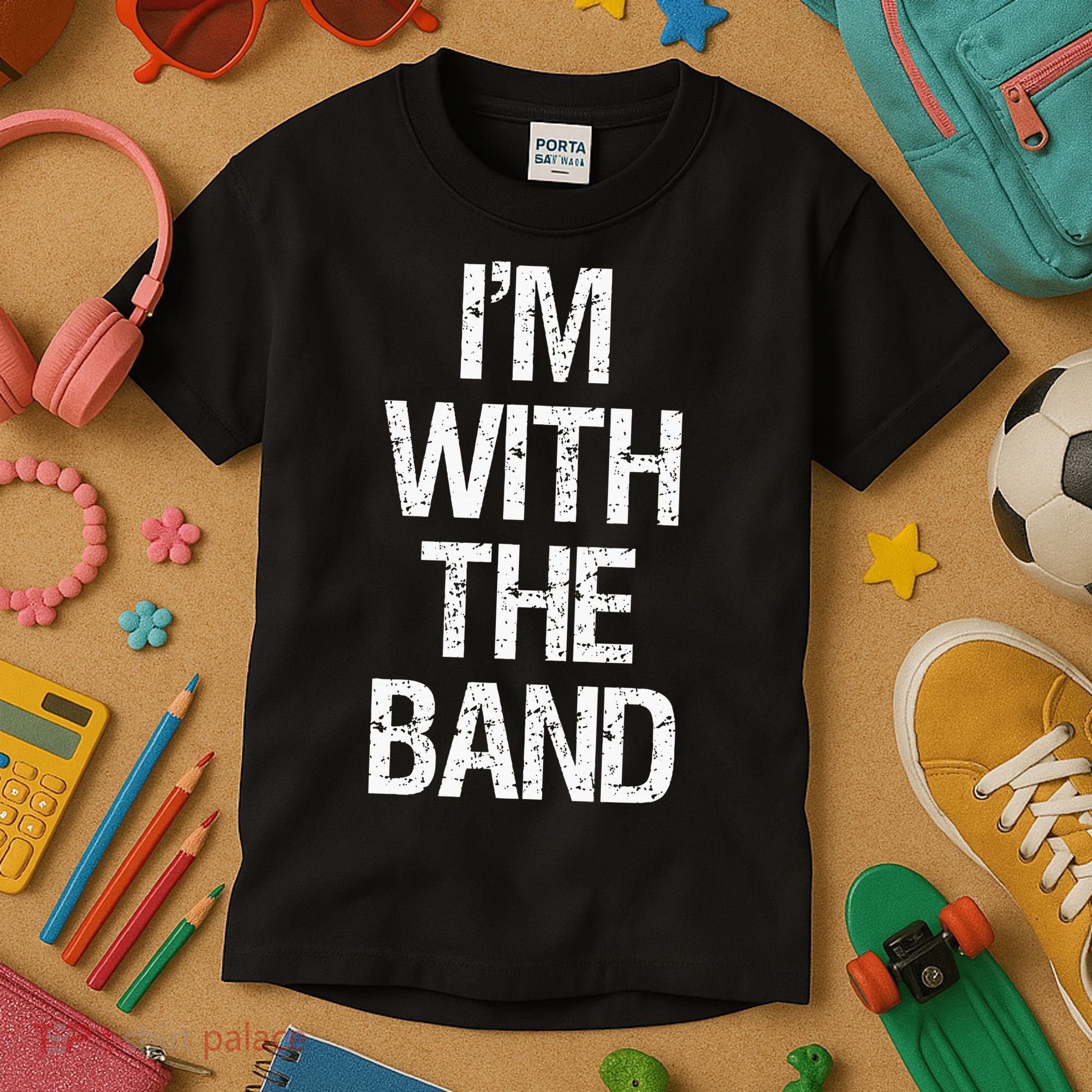 Im With The B.A.N.D Music Clothing Kids T-Shirt