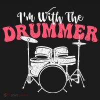 IM With The Drummer Band Percussionist Drumming Backpack thumb 2