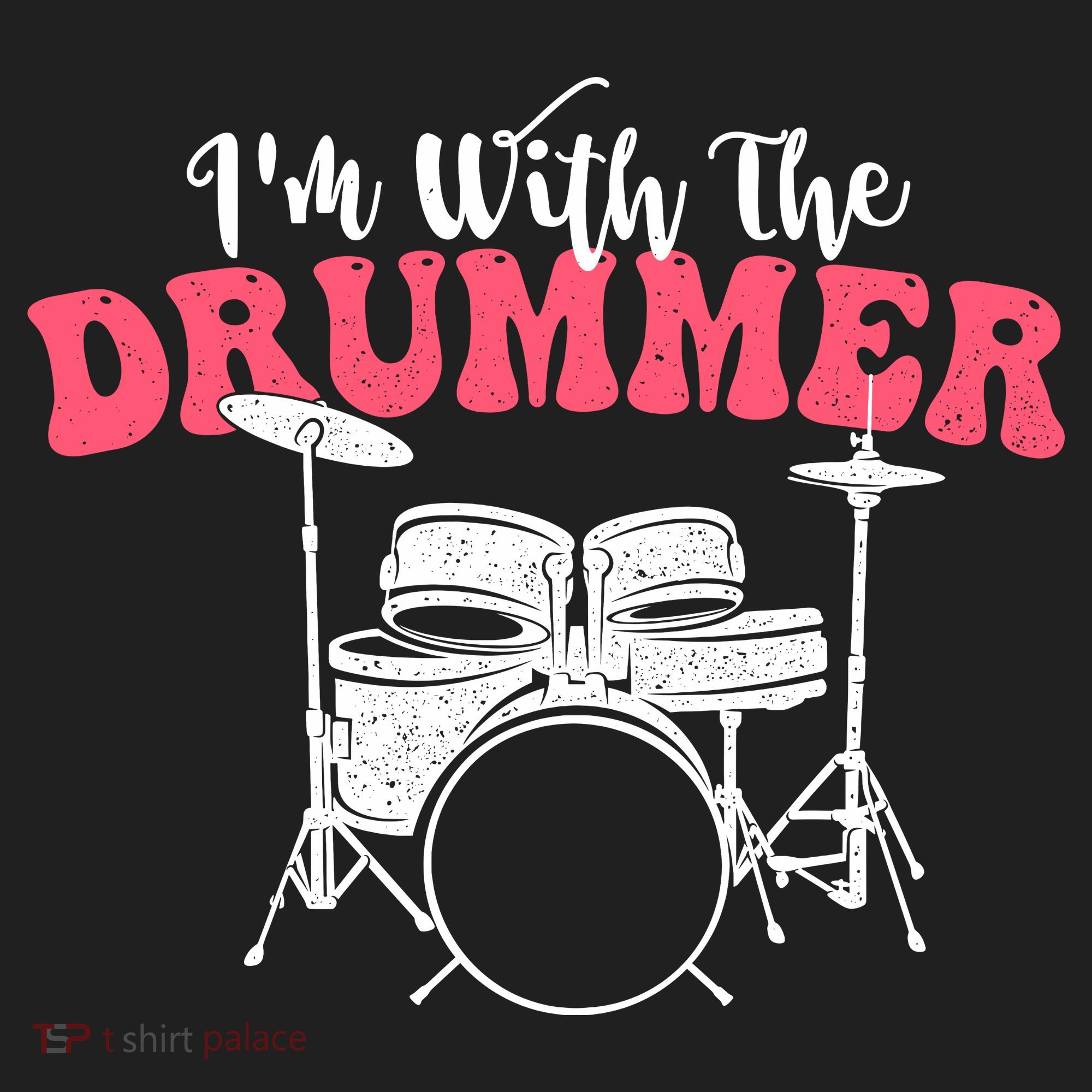 IM With The Drummer Band Percussionist Drumming Tumbler