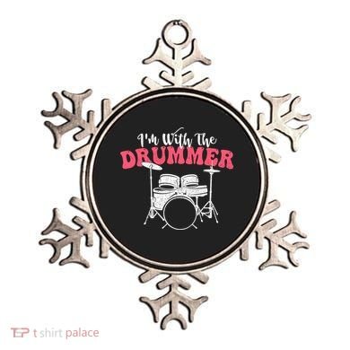 IM With The Drummer Band Percussionist Drumming Ornament
