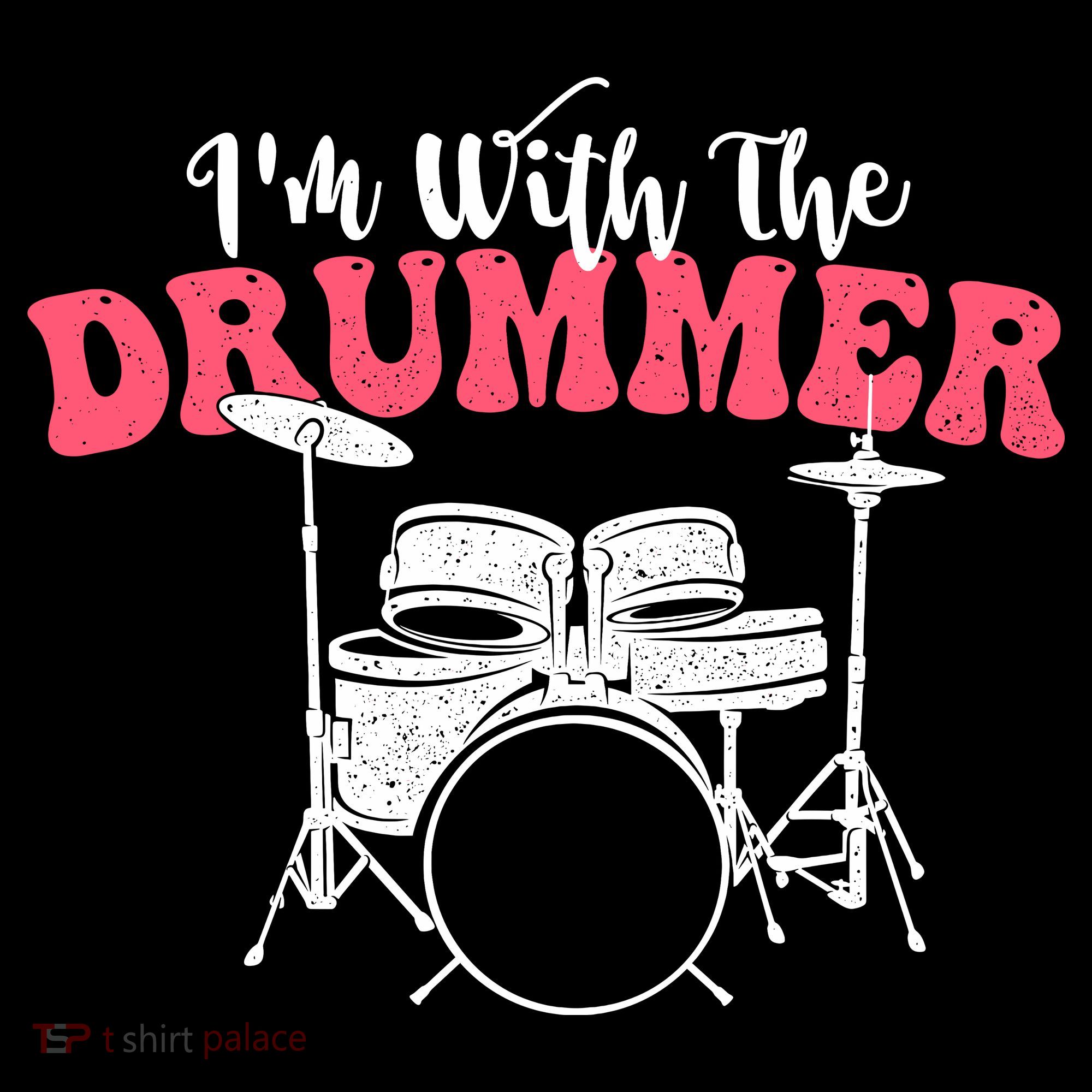 IM With The Drummer Band Percussionist Drumming Ornament