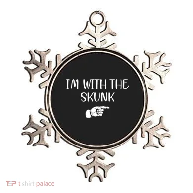 Im With The Skunk Ornament