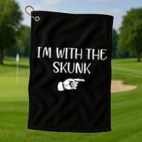 Im With The Skunk Golf Towel thumb 1