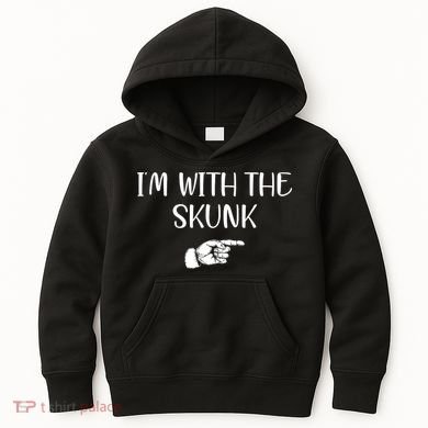 Im With The Skunk Kids Hoodie