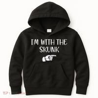 Im With The Skunk Kids Hoodie thumb 0