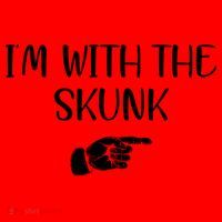 Im With The Skunk Santa Hat thumb 1