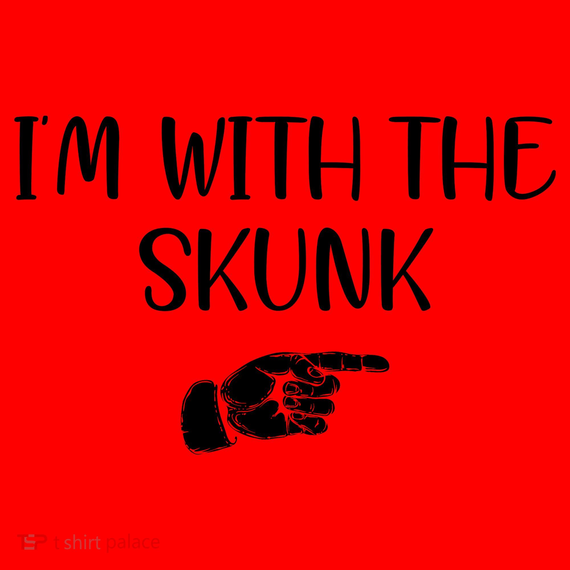 Im With The Skunk Santa Hat
