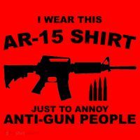 I Wear This AR 15 Just To Annoy Anti Gun People Santa Hat thumb 1
