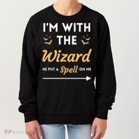 I'm With The Wizard Matching Halloween Couple For Gift Women's Sweatshirt thumb 0