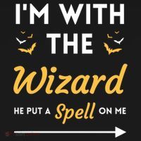 I'm With The Wizard Matching Halloween Couple For Gift Women's Hoodie thumb 2