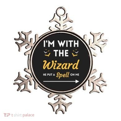 I'm With The Wizard Matching Halloween Couple For Gift Ornament