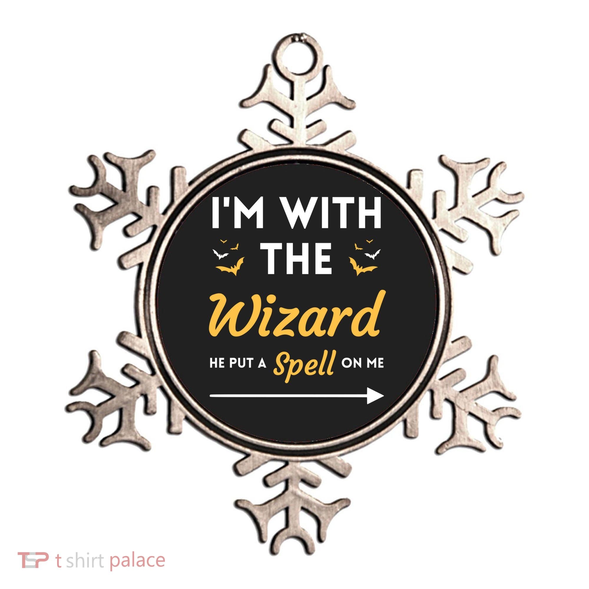 I'm With The Wizard Matching Halloween Couple For Gift Ornament