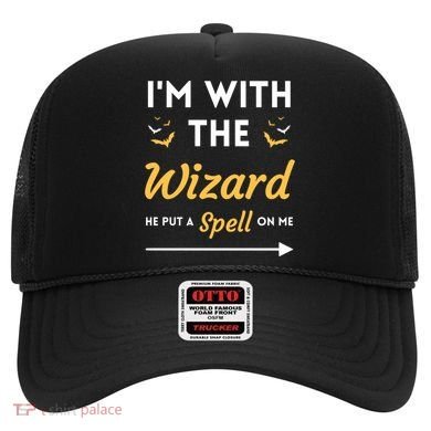 I'm With The Wizard Matching Halloween Couple For Gift Hat