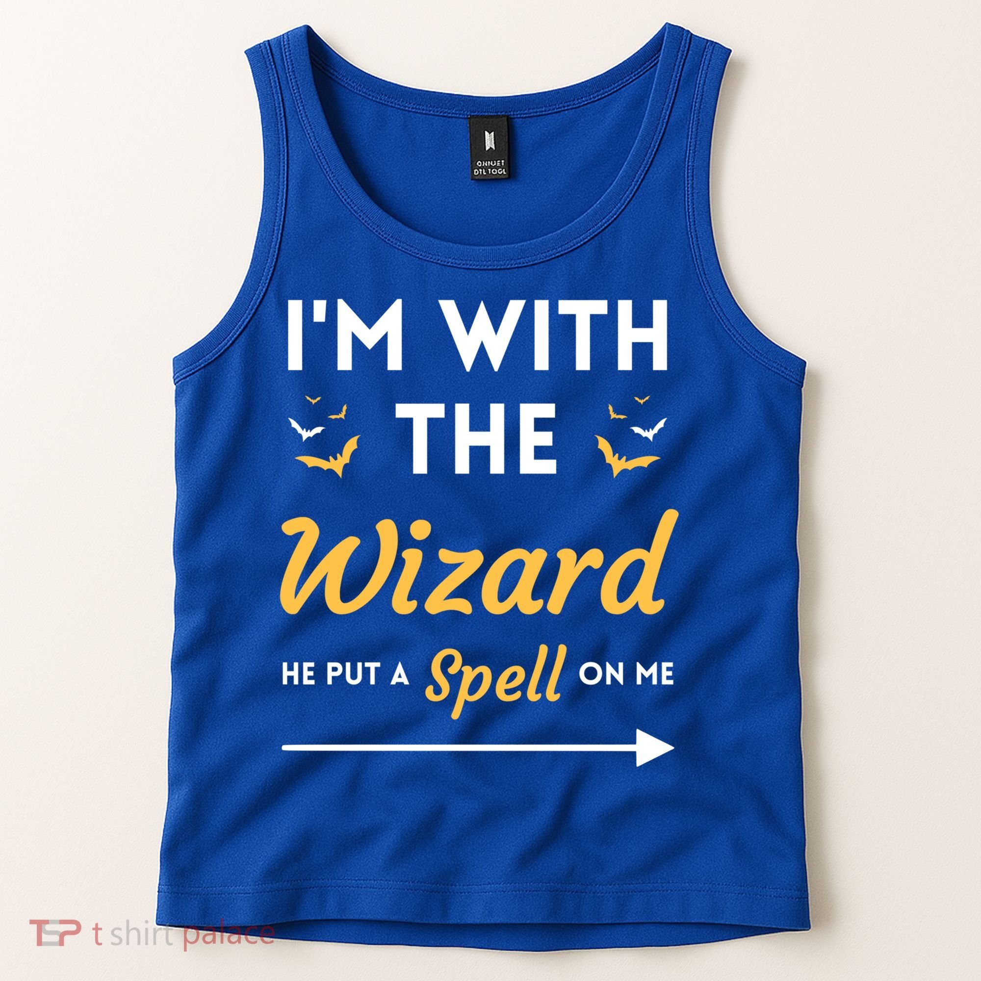 I'm With The Wizard Matching Halloween Couple For Gift Tank Top