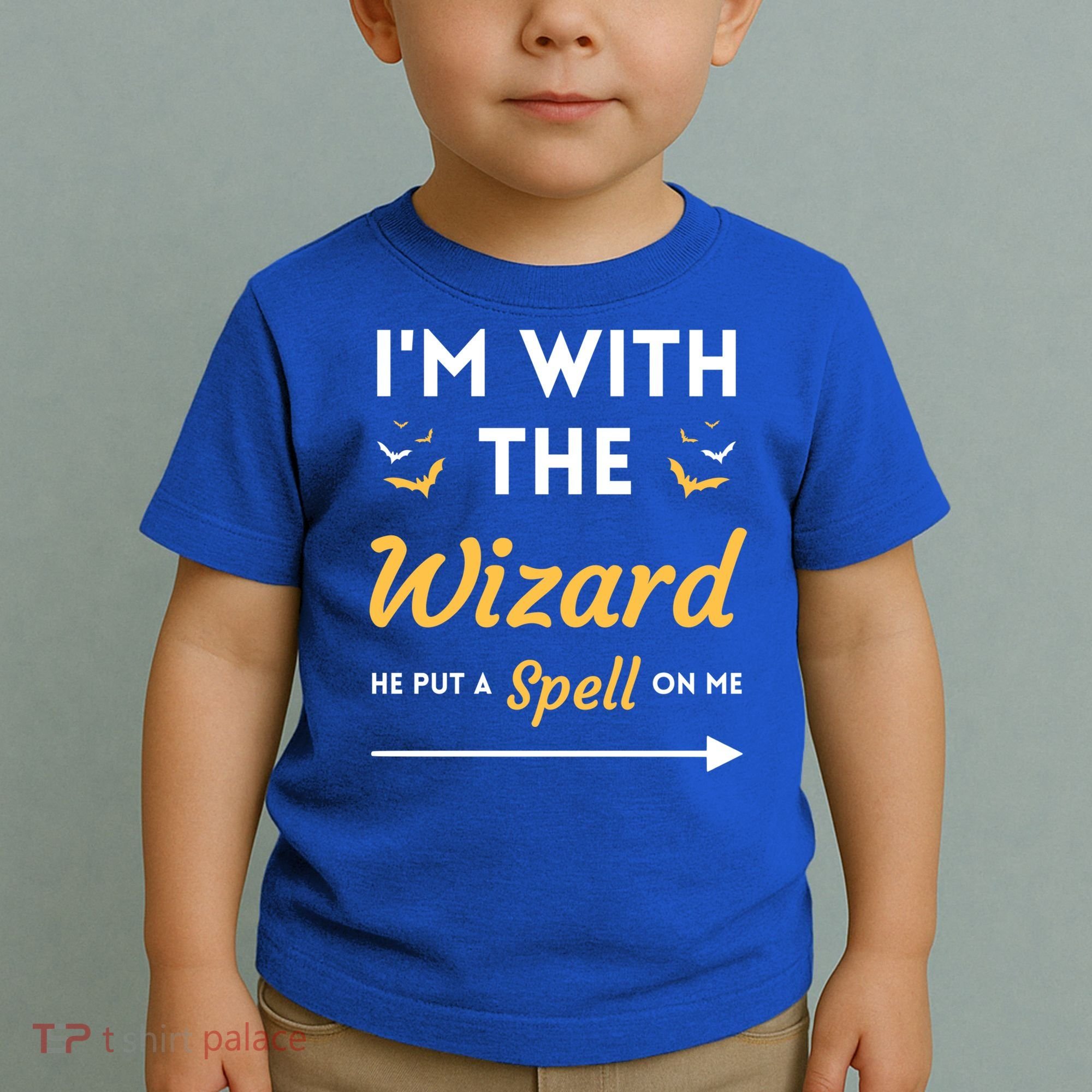 I'm With The Wizard Matching Halloween Couple For Gift Toddler T-Shirt