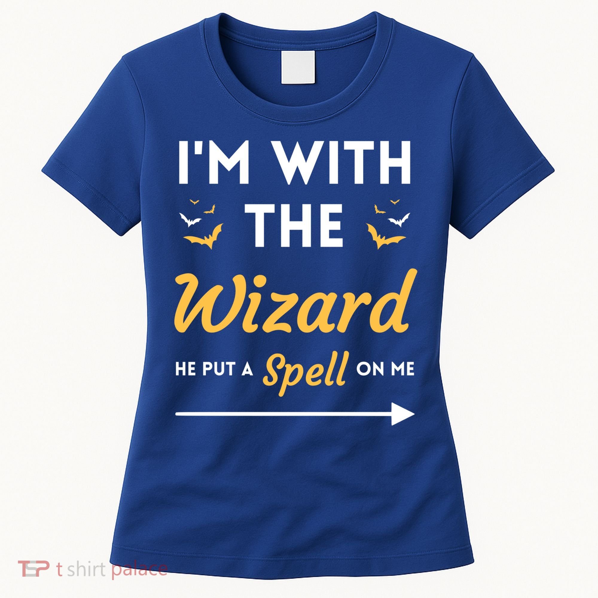 I'm With The Wizard Matching Halloween Couple For Gift Women's T-Shirt