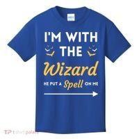 I'm With The Wizard Matching Halloween Couple For Gift Kids T-Shirt thumb 0