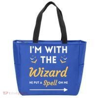 I'm With The Wizard Matching Halloween Couple For Gift Tote Bag thumb 0