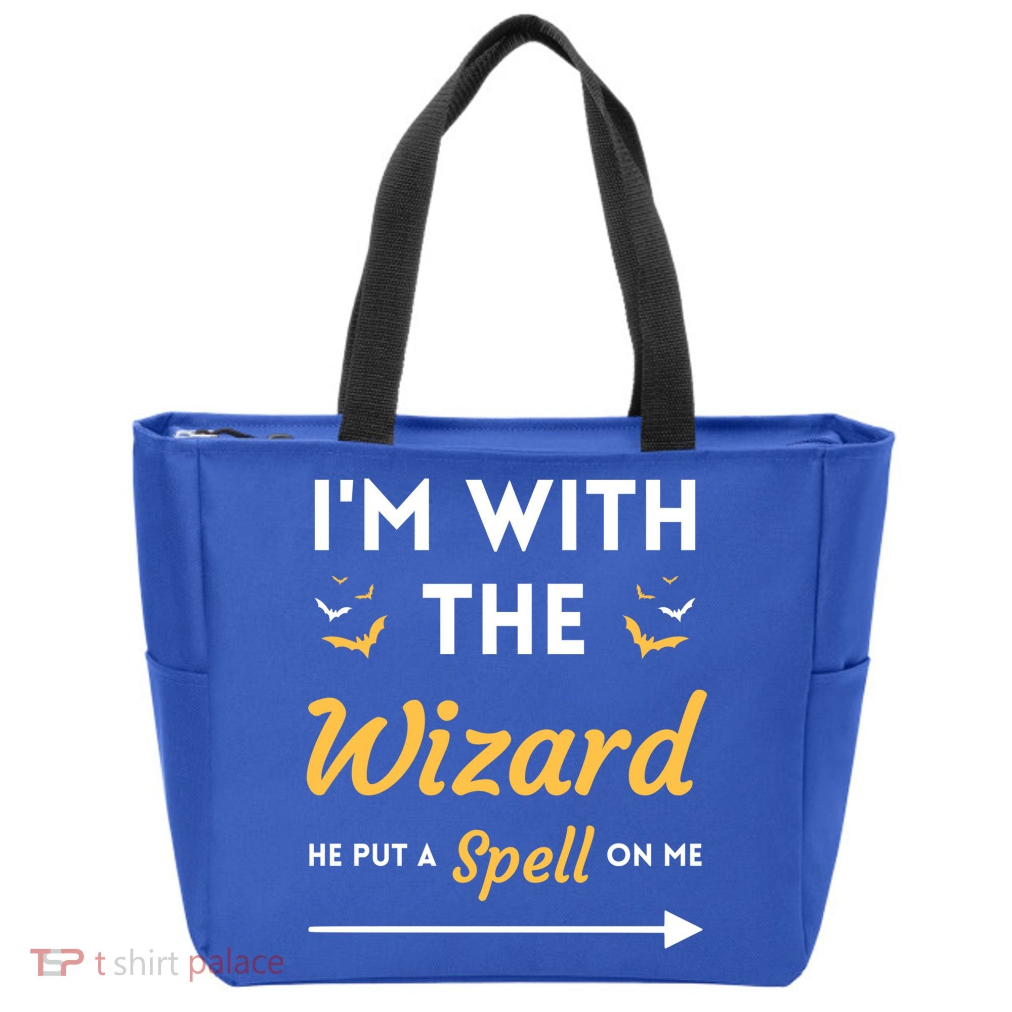 I'm With The Wizard Matching Halloween Couple For Gift Tote Bag