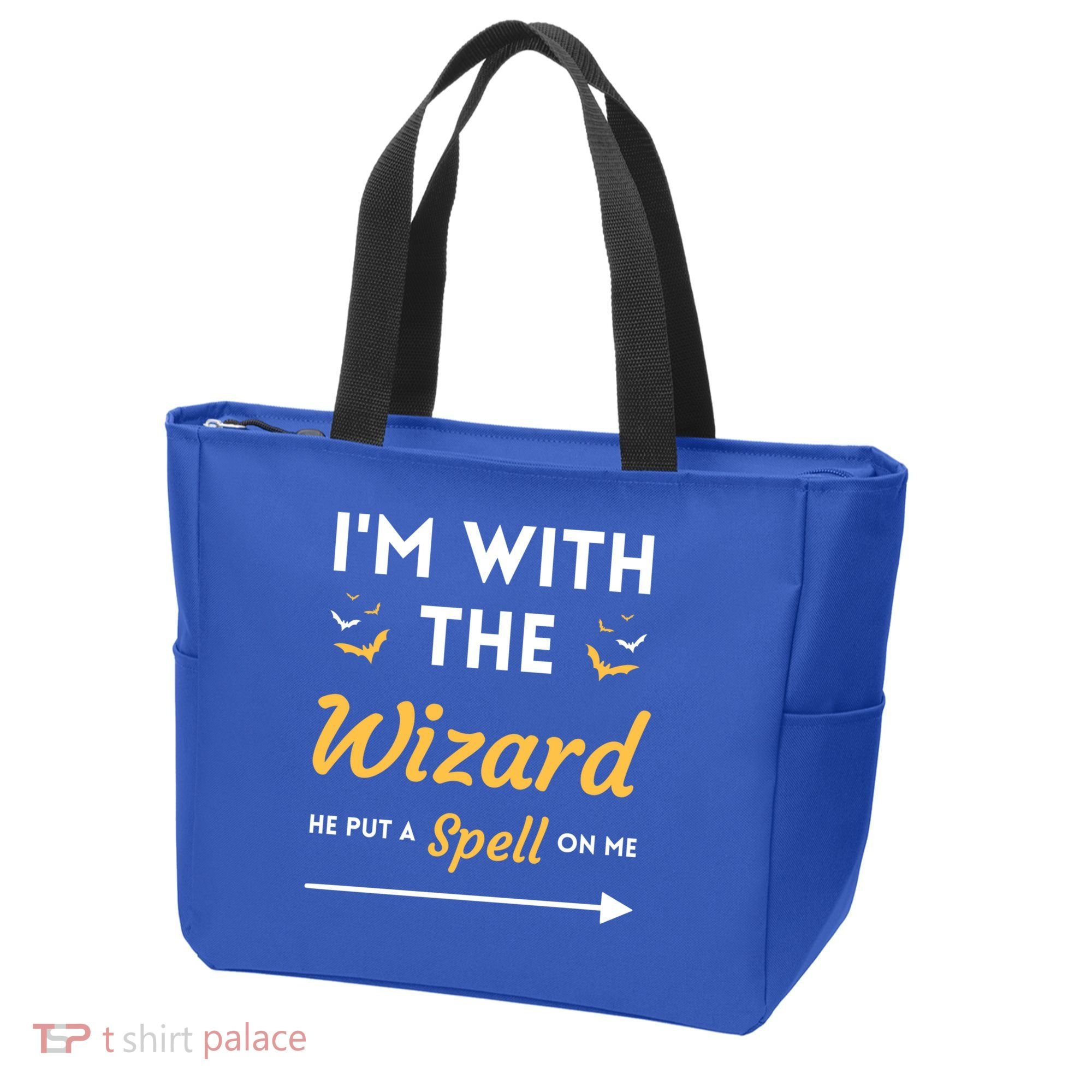 I'm With The Wizard Matching Halloween Couple For Gift Tote Bag