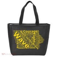 Iowa Wave To The Brave Sick Children Word Cloud Tote Bag thumb 0