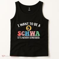 I Want To Be A Schwa Its Never Stressed Tank Top thumb 2