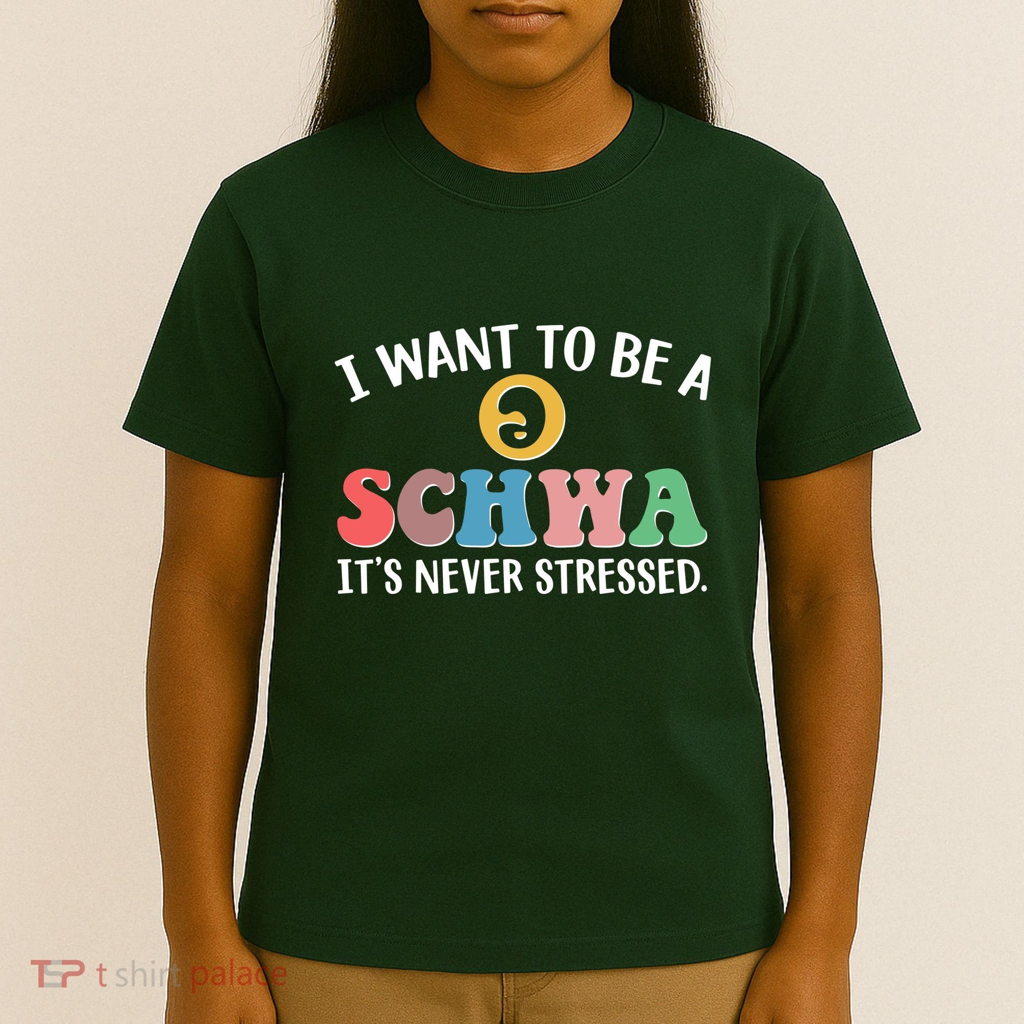 I Want To Be A Schwa Its Never Stressed T-Shirt