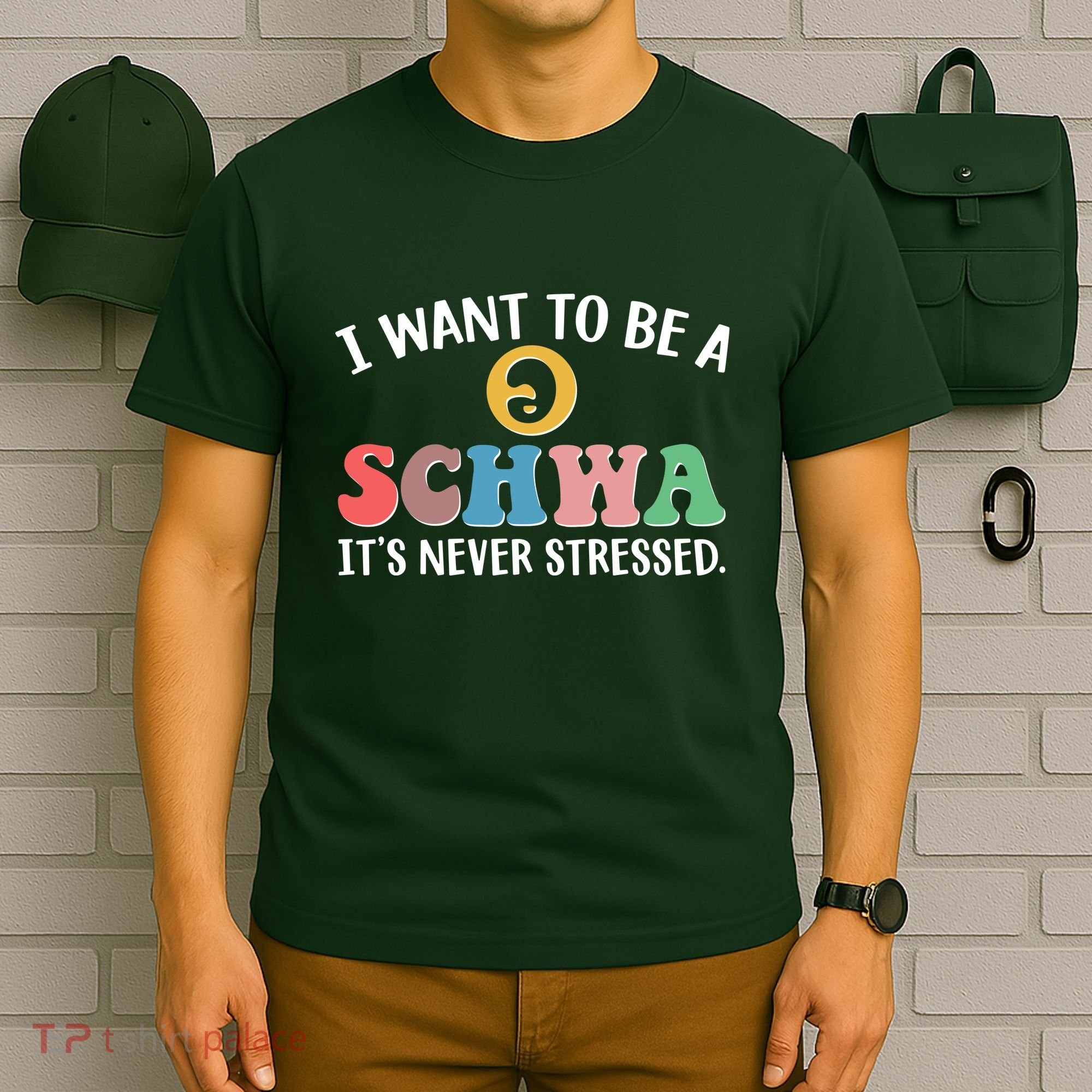 I Want To Be A Schwa Its Never Stressed T-Shirt