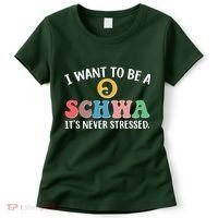 I Want To Be A Schwa Its Never Stressed Women's T-Shirt thumb 0