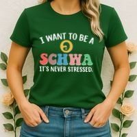 I Want To Be A Schwa Its Never Stressed Women's T-Shirt thumb 2