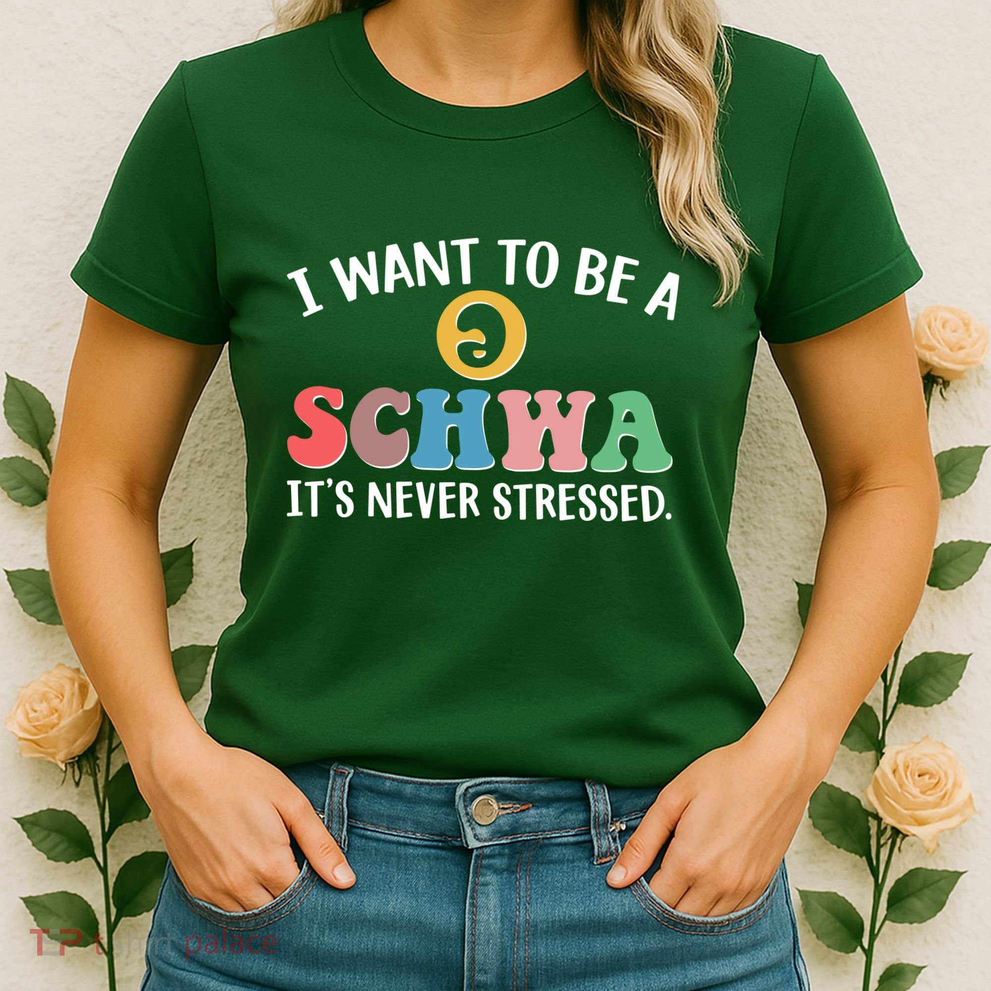 I Want To Be A Schwa Its Never Stressed Women's T-Shirt