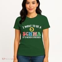 I Want To Be A Schwa Its Never Stressed Women's T-Shirt thumb 4