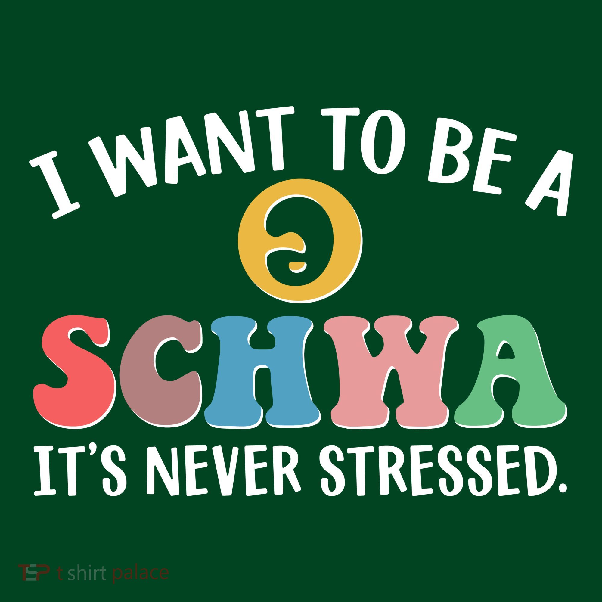 I Want To Be A Schwa Its Never Stressed Kids Sweatshirt