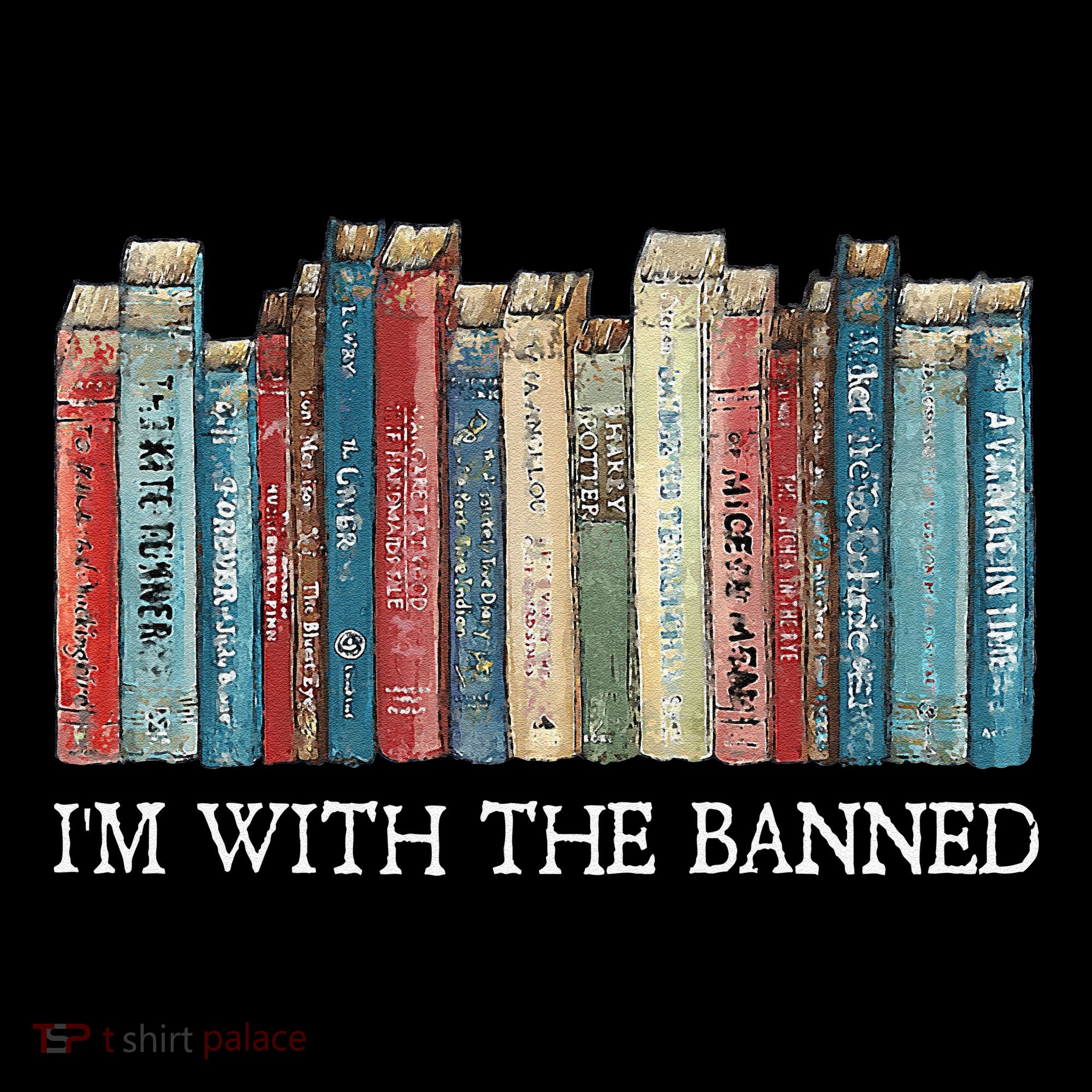 IM With The Banned Read Banned Books Bookworm Gift Coffee Mug