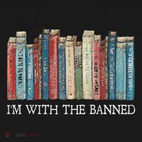 IM With The Banned Read Banned Books Bookworm Gift Women's Hoodie thumb 2