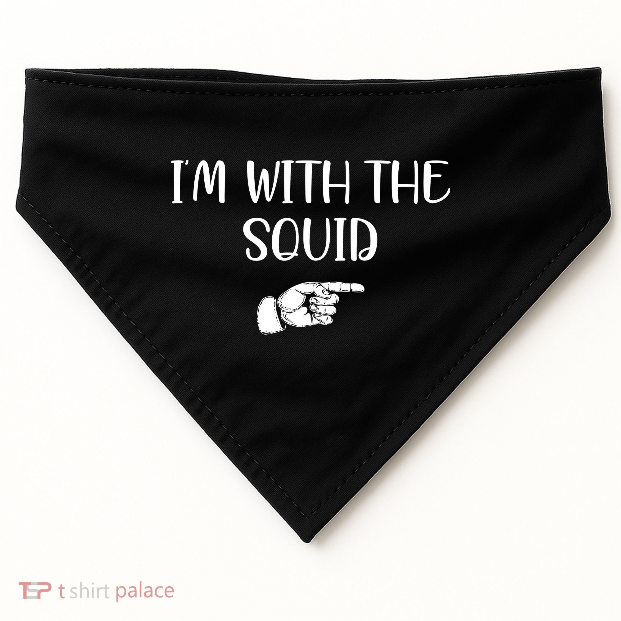 Im With The Squid USA-Made Doggie Bandana